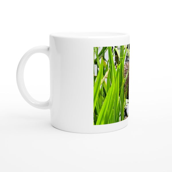 Beaver  Eating  on a White 11oz Ceramic Mug